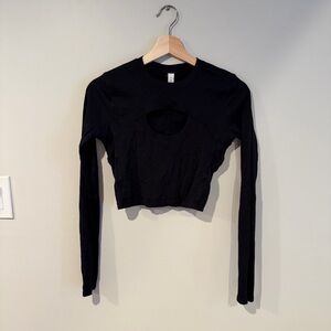 Worn once LuLuLemon Long Sheet Crop Top!